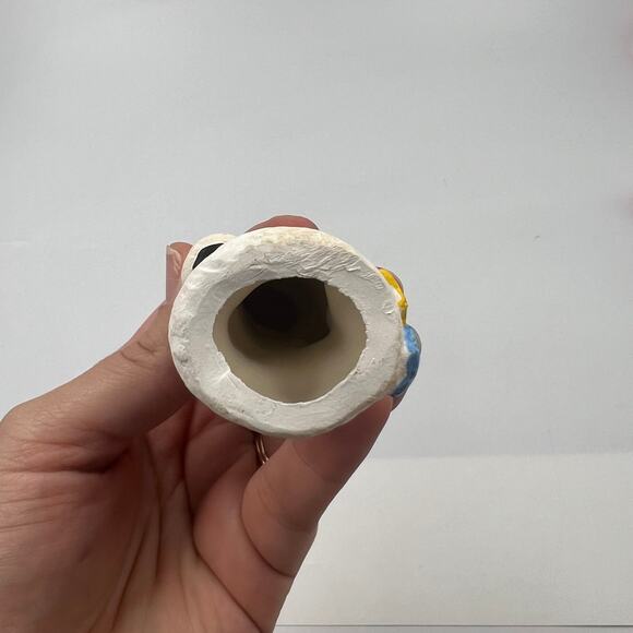 Vintage 1996 Handmade Polymer Clay Santa Claus Figure Decor Primitive 4 Inch - Picture 6 of 7